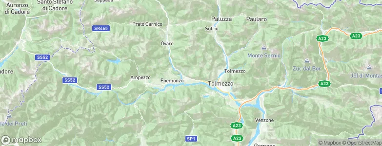 Lauco, Italy Map