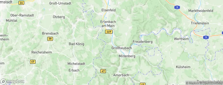 Laudenbach, Germany Map