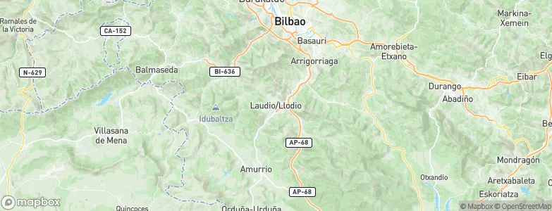 Laudio-Llodio, Spain Map