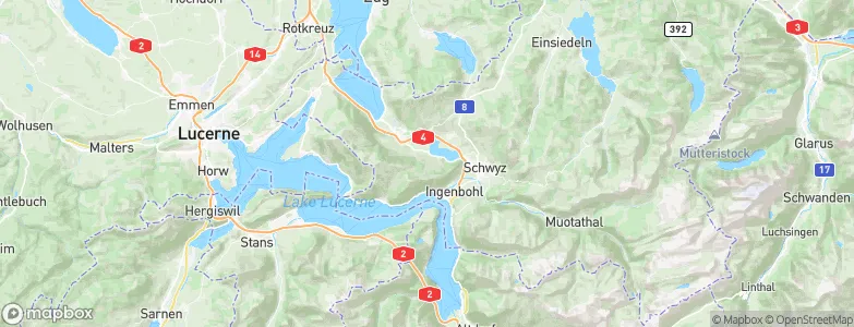 Lauerz, Switzerland Map