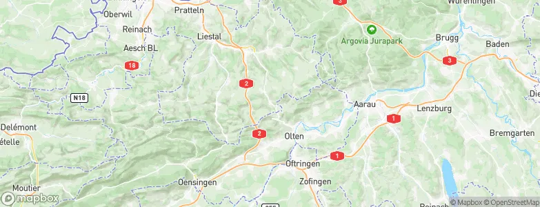 Läufelfingen, Switzerland Map