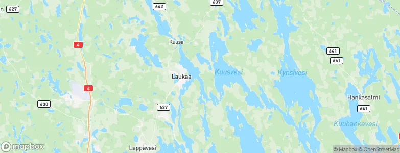 Laukaa, Finland Map
