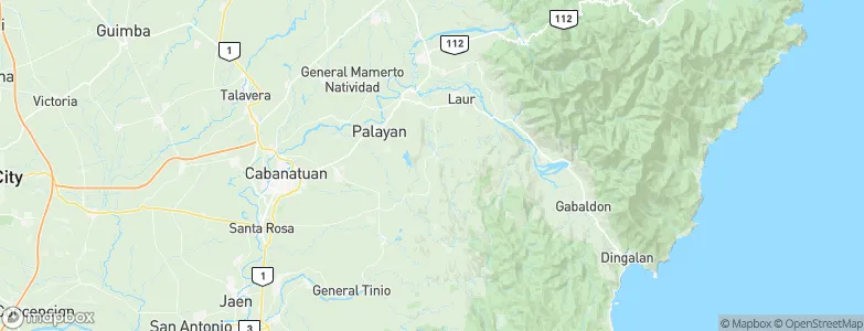 Laur, Philippines Map