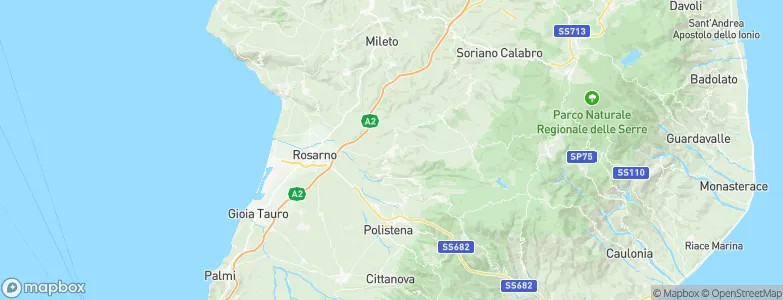 Laureana di Borrello, Italy Map