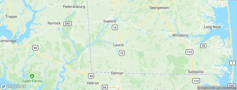 Laurel, United States Map