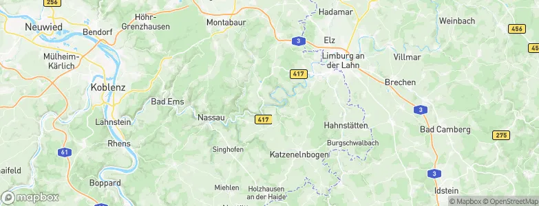 Laurenburg, Germany Map