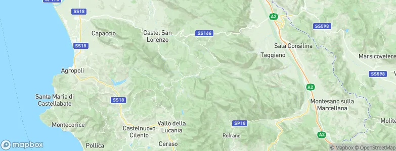 Laurino, Italy Map