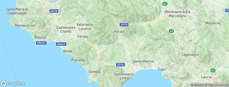 Laurito, Italy Map