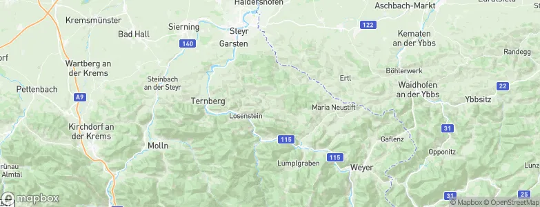 Laussa, Austria Map