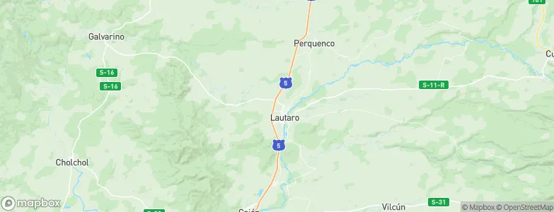 Lautaro, Chile Map
