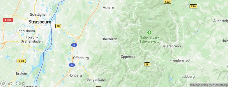 Lautenbach, Germany Map