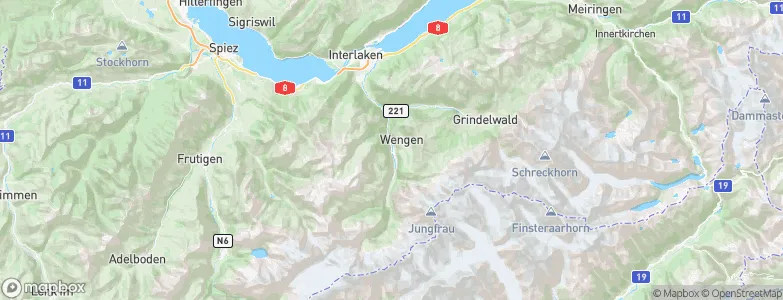 Lauterbrunnen, Switzerland Map