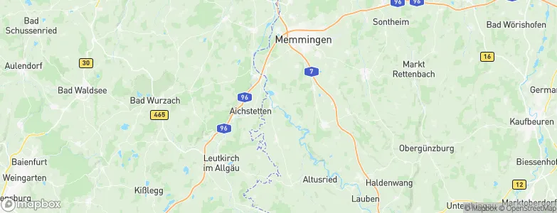 Lautrach, Germany Map