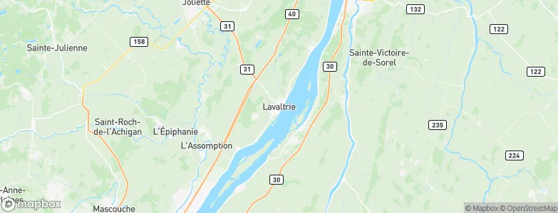 Lavaltrie, Canada Map
