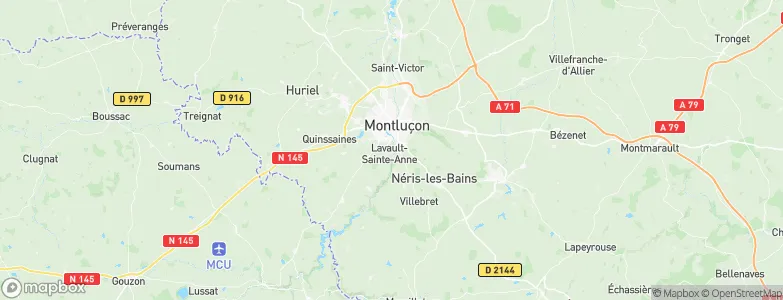 Lavault-Sainte-Anne, France Map