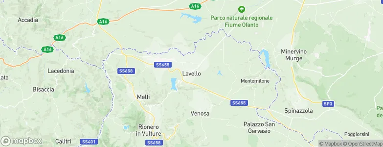 Lavello, Italy Map