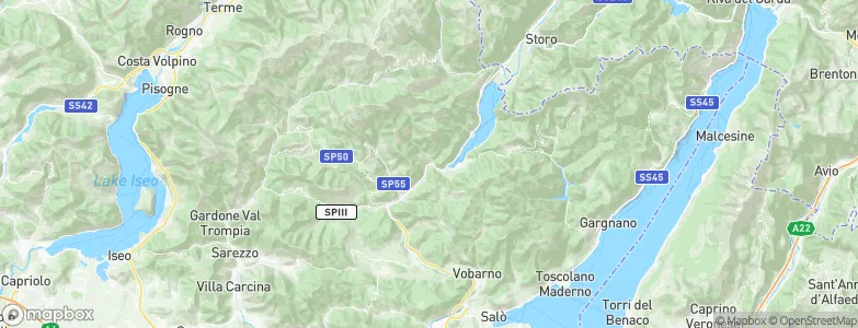 Lavenone, Italy Map