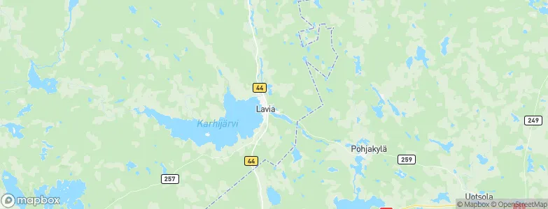 Lavia, Finland Map