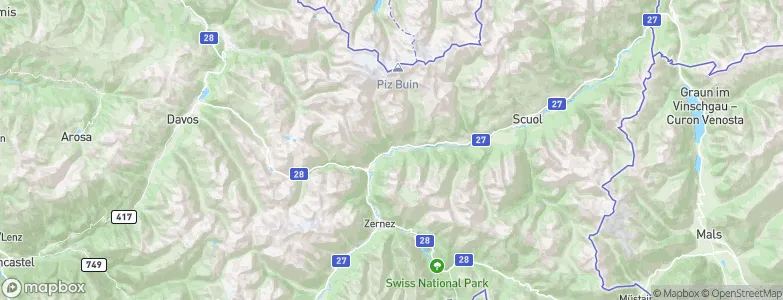 Lavin, Switzerland Map