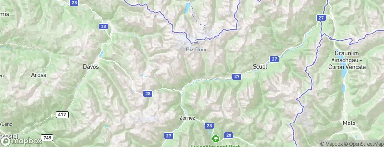Lavin, Switzerland Map