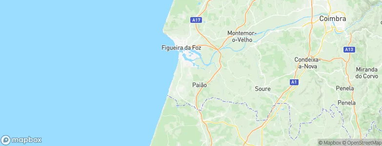 Lavos, Portugal Map