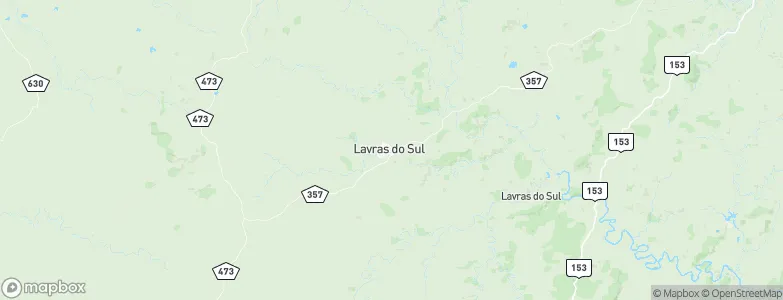 Lavras do Sul, Brazil Map