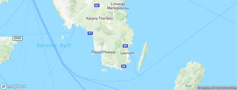 Lavreotiki, Greece Map