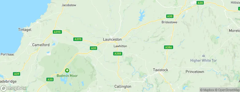 Lawhitton, United Kingdom Map
