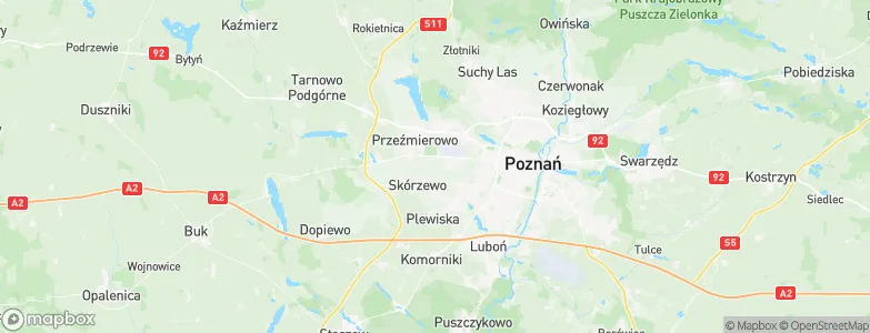 Ławica, Poland Map