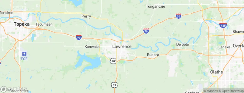 Lawrence, United States Map