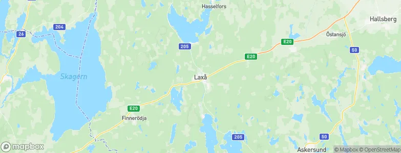 Laxå, Sweden Map