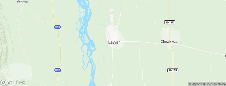 Layyah, Pakistan Map