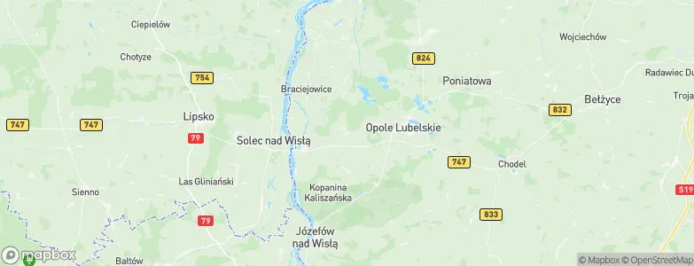 Łaziska, Poland Map