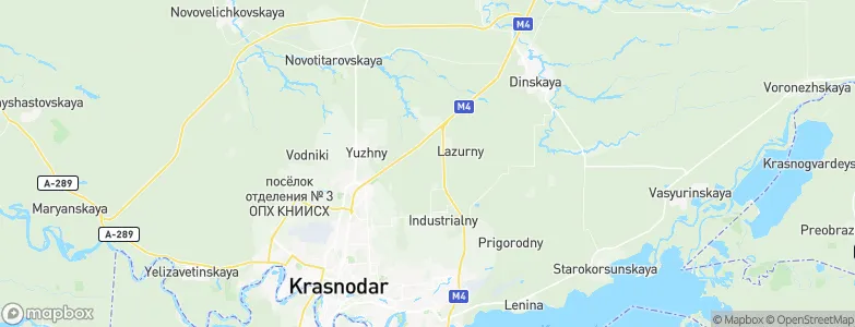 Lazurnyy, Russia Map