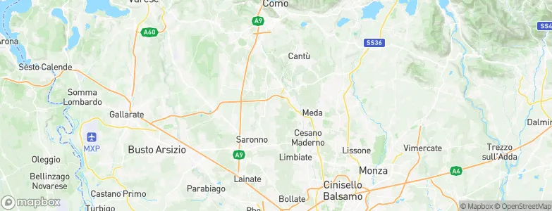 Lazzate, Italy Map
