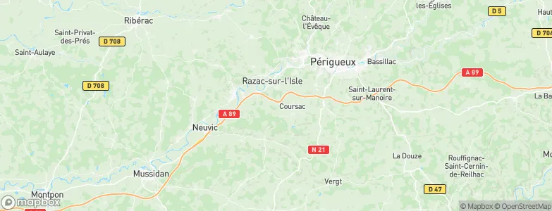 Le Breuil, France Map