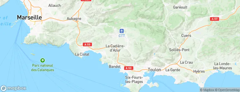 Le Castellet, France Map