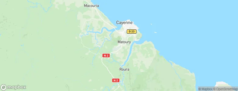 Le Dix-Septième, French Guiana Map