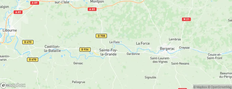Le Fleix, France Map