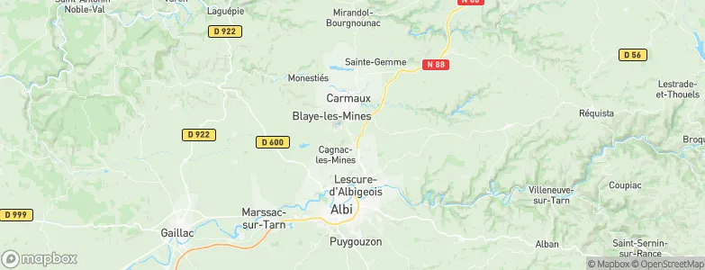 Le Garric, France Map