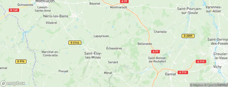 Le Grand Châtel, France Map