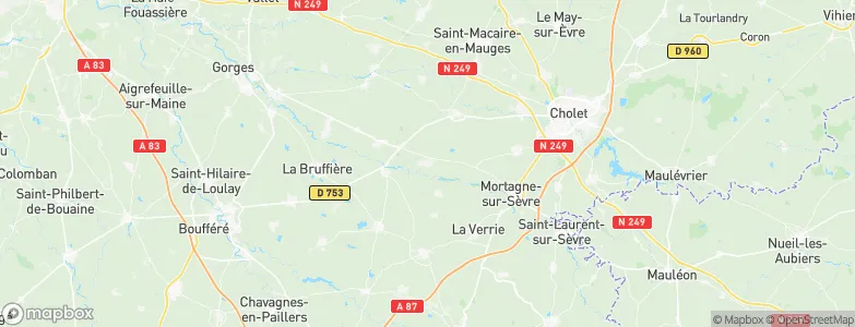 Le Longeron, France Map