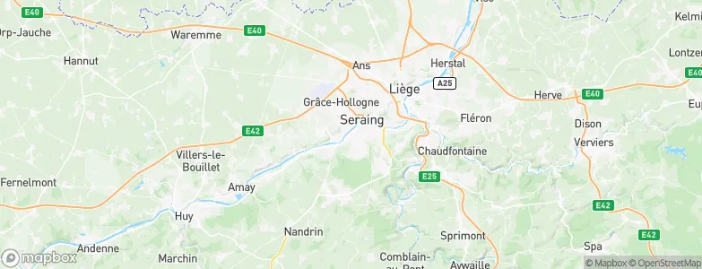 Le Many, Belgium Map