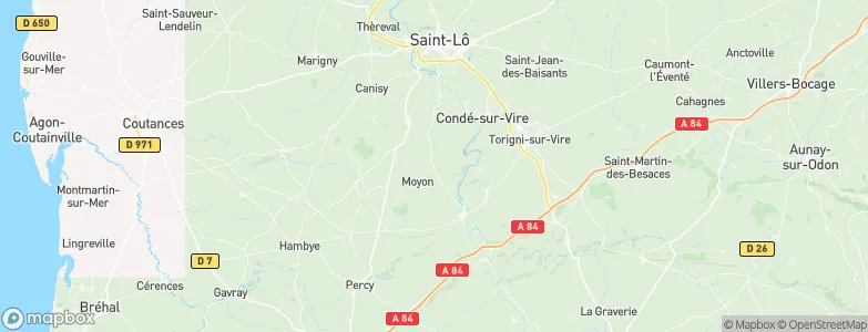 Le Mesnil-Opac, France Map