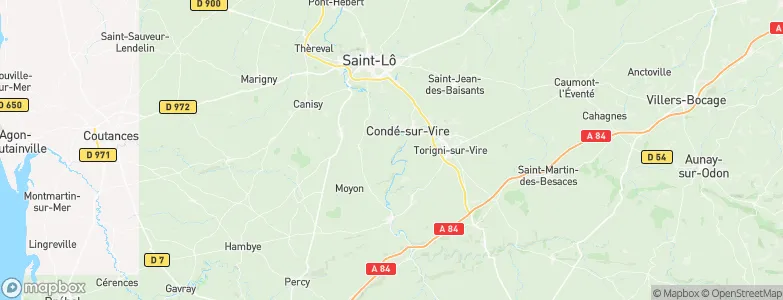 Le Mesnil-Raoult, France Map