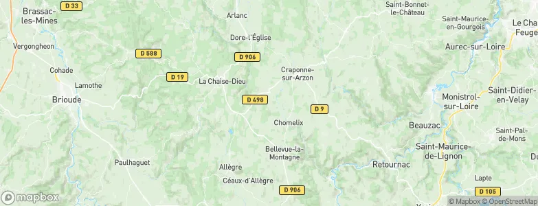 Le Mont, France Map