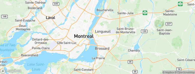 Le Moyne, Canada Map