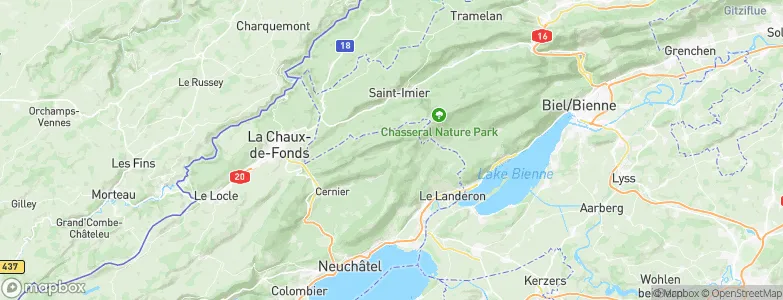 Le Pâquier, Switzerland Map