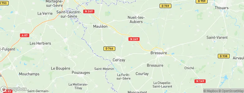 Le Pin, France Map