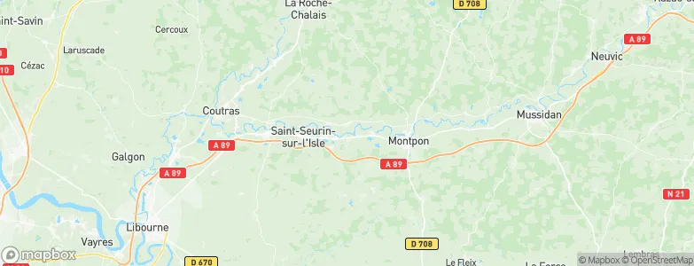 Le Pizou, France Map